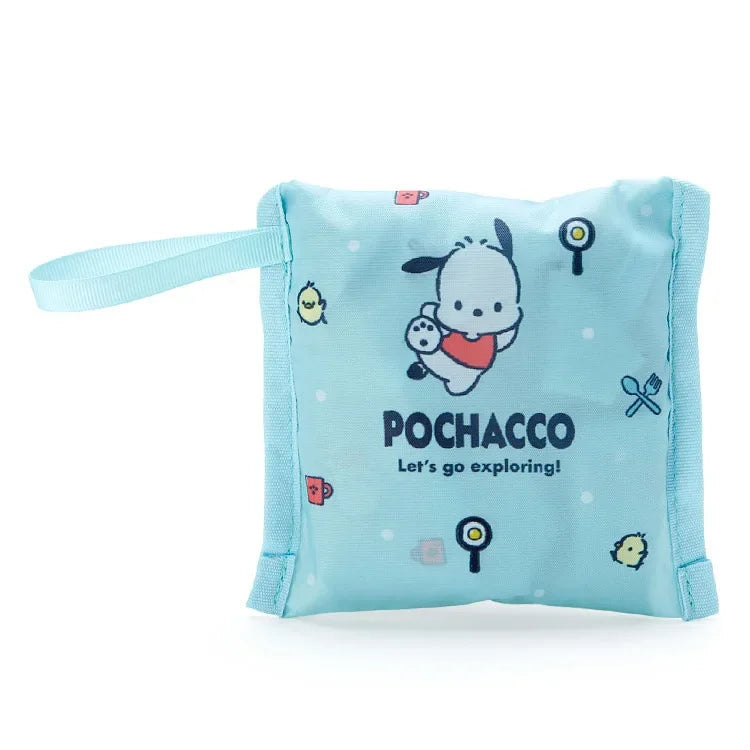 Foldable Hello Kitty Kuromi Melody Cinnamon Cartoon Storage Bag Organizer Folding Large Capacity Shopping Bag Christmas gift