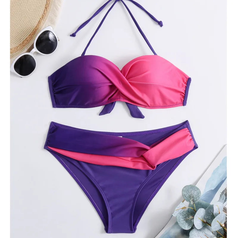 Summer Sexy Bikinis Female Swimsuits Women Swimwear Push Up Swim Wear Bathing Suits Brazilian Bikini Set Beachwear Pool Bather