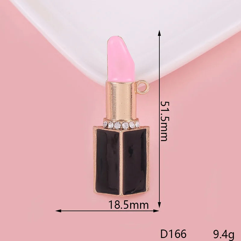 4Pcs Y2K Bling Diamond Metal Purse Presum Bottle Brand Bag Lips BB Key Junk Phone Case Ipadcase Decoration Charms Diy Crafts