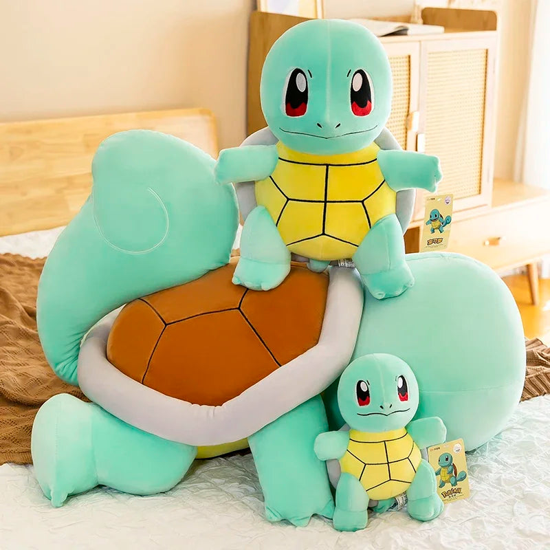 45cm Squirtle Plush Doll Big Size Pokemon Plush Toys Kawaii Stuffed Toys Cute Turtle Pillow Christmas Gift Toys for Boys Girls