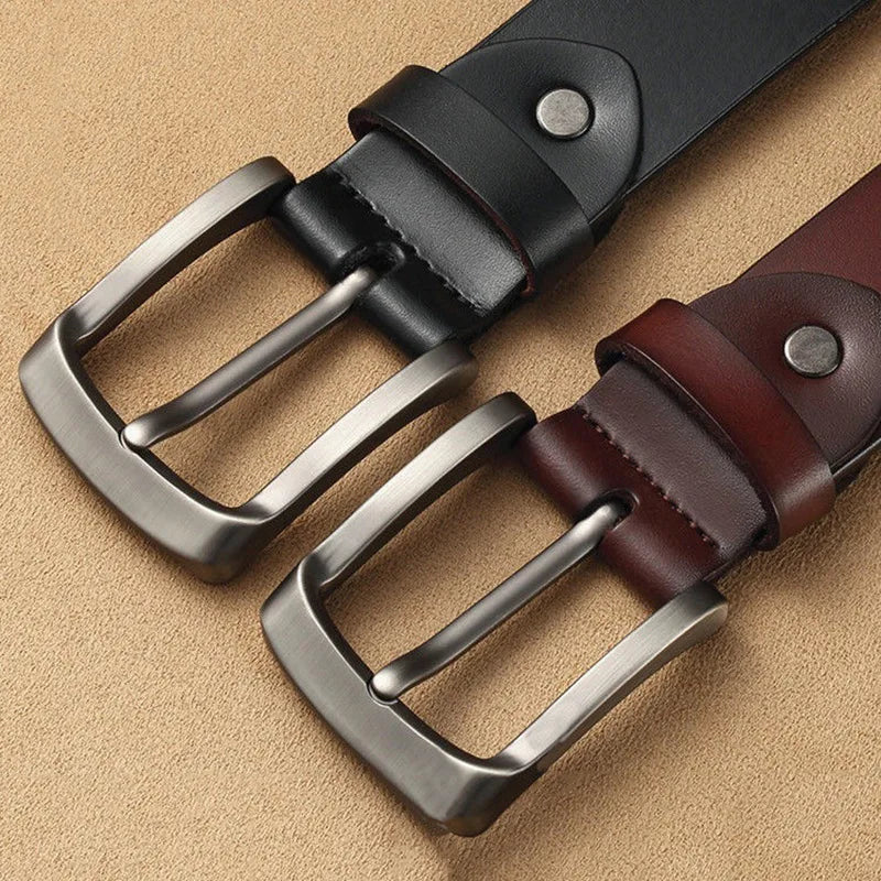 High Quality men's belt Luxury Brand alloy needle buckle fashionable belt men's jeans paired with men and women belt
