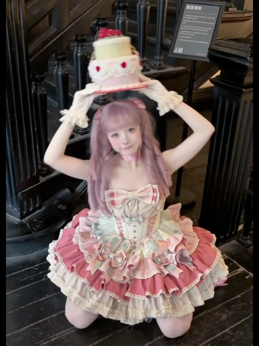 French Sweet and Cute Lolita Princess Sling Dress Summer New Girly Style Bow Slim Fit Puffy Cake Above Knee Ladies Lo Dresses