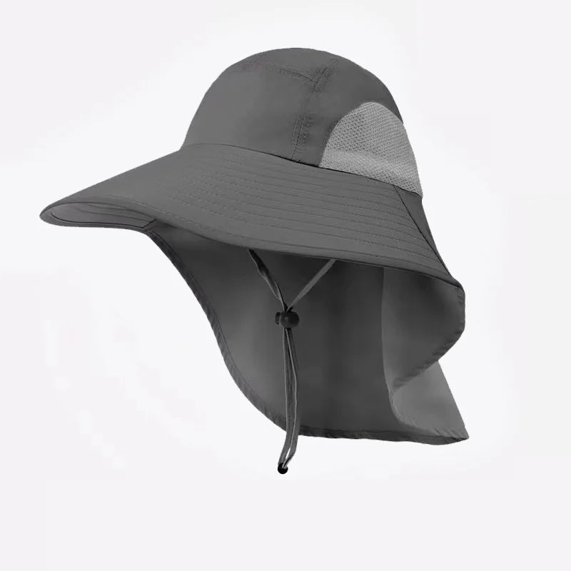 Outdoor Mosquito Repellent Hats - Sun Protection, Breathable Mesh Mask, Face Cover, Suitable for，mountaineering，Night Fishing