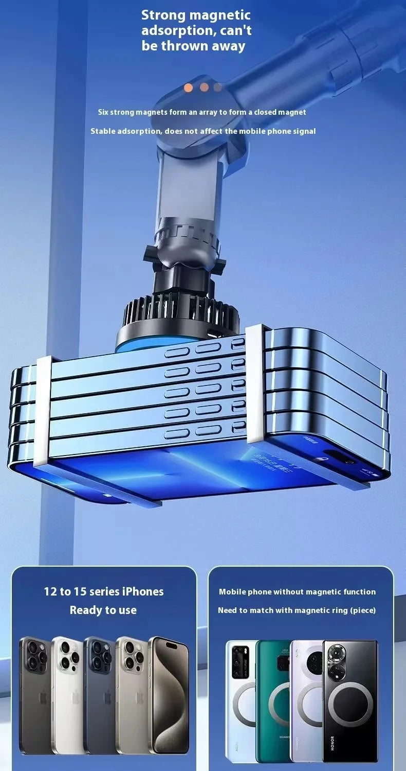 Magnet Cooler Wireless Charging Radiator Phone Radiator Cooler Magsafe Cooling Base Magnetic Cooler Rechargeable For iPhone