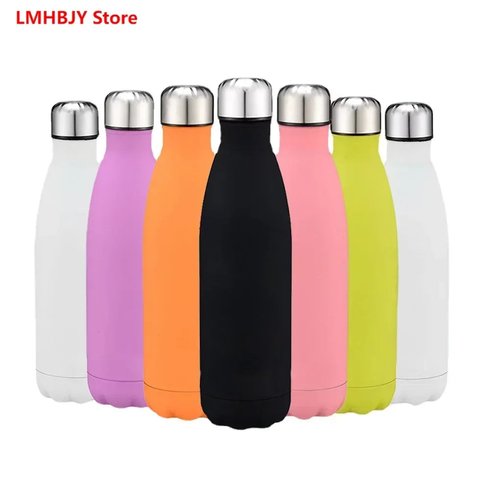 500/750/1000ml Double-Wall Insulated Vacuum Flask Stainless Steel Water Bottle BPA Free Thermos for Sport Water Bottles
