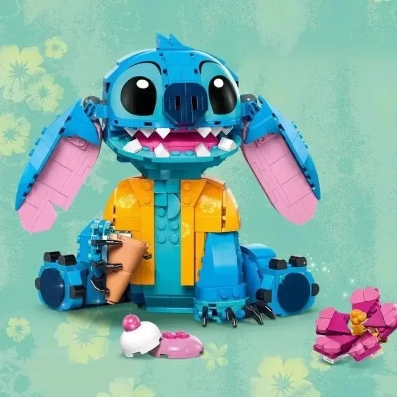 Hot Toys 2025 New 730pcs Stitch Compatible 43249 Building Blocks Bricks Stitch Girl Boy Birthday Christmas Gift Toys