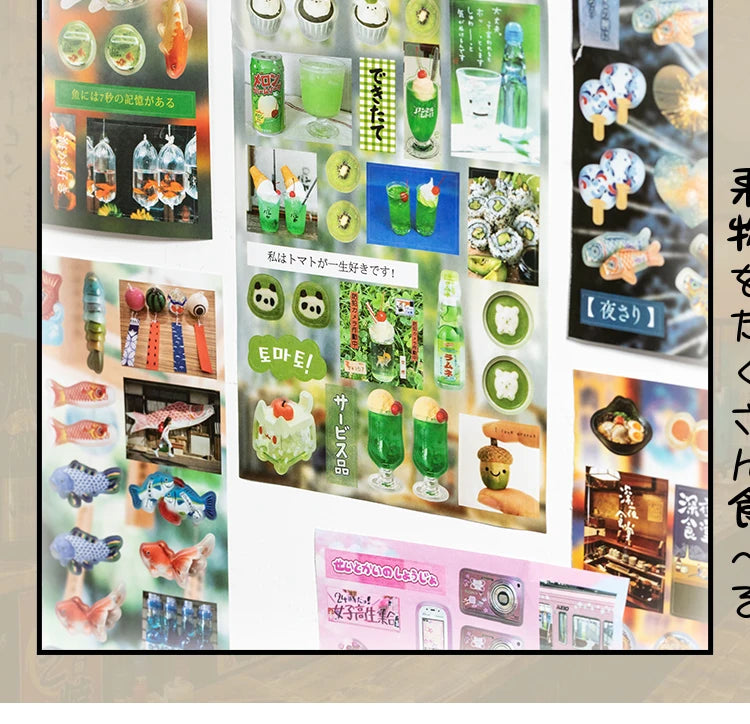 20 pcs Cartoon Sticker Books Journal Planner Decorative DIY Scrapbooking Sticker Laptop Student Korean Stationery Sticker Gift
