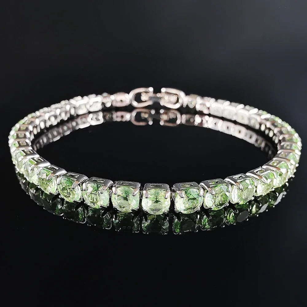 Moonso Arrival  Fashion Unique Design Light Green  Bracelet Bangle for Women Valentine's Day Gift S5787-skygreen