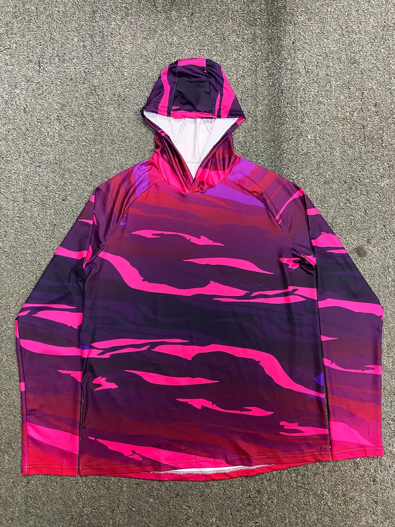 Hoodies Fishing Shirts UPF 50+ Anti-UV Yacht Sea Fish Maillot Beach Gear Lightweight Breathable Angling Tops Wear Running Hood