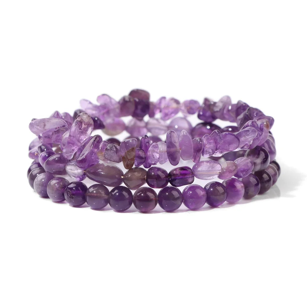 Natural Labradorite Bracelets Set For Women Men 3Pcs Gray Moonstone Bracelets Handmade Energy Stone Bangles For Female Jewelry
