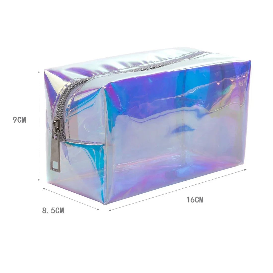 Fashion Laser Cosmetic Bag Women Makeup Case PVC Transparent Beauty Organizer Pouch Female Toiletry Bag Lady Make Up Pouch