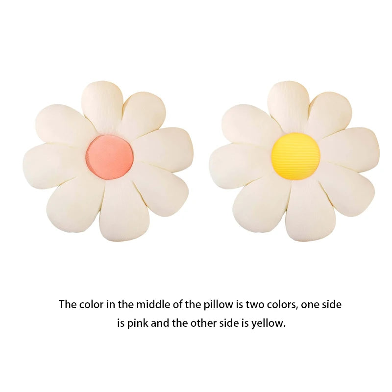 Sunflower Pillow, Daisy Seat Cushion, Flower Mat, Office Mat, Plush Toy Mat, Christmas Gift, Halloween, Thanksgiving Gift