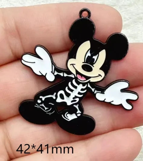 Lot 10 Pcs mickey Halloween  Pendants Charms Jewelry Making  Earrings Pendants Necklaces Bracelets DIY Accessories gift