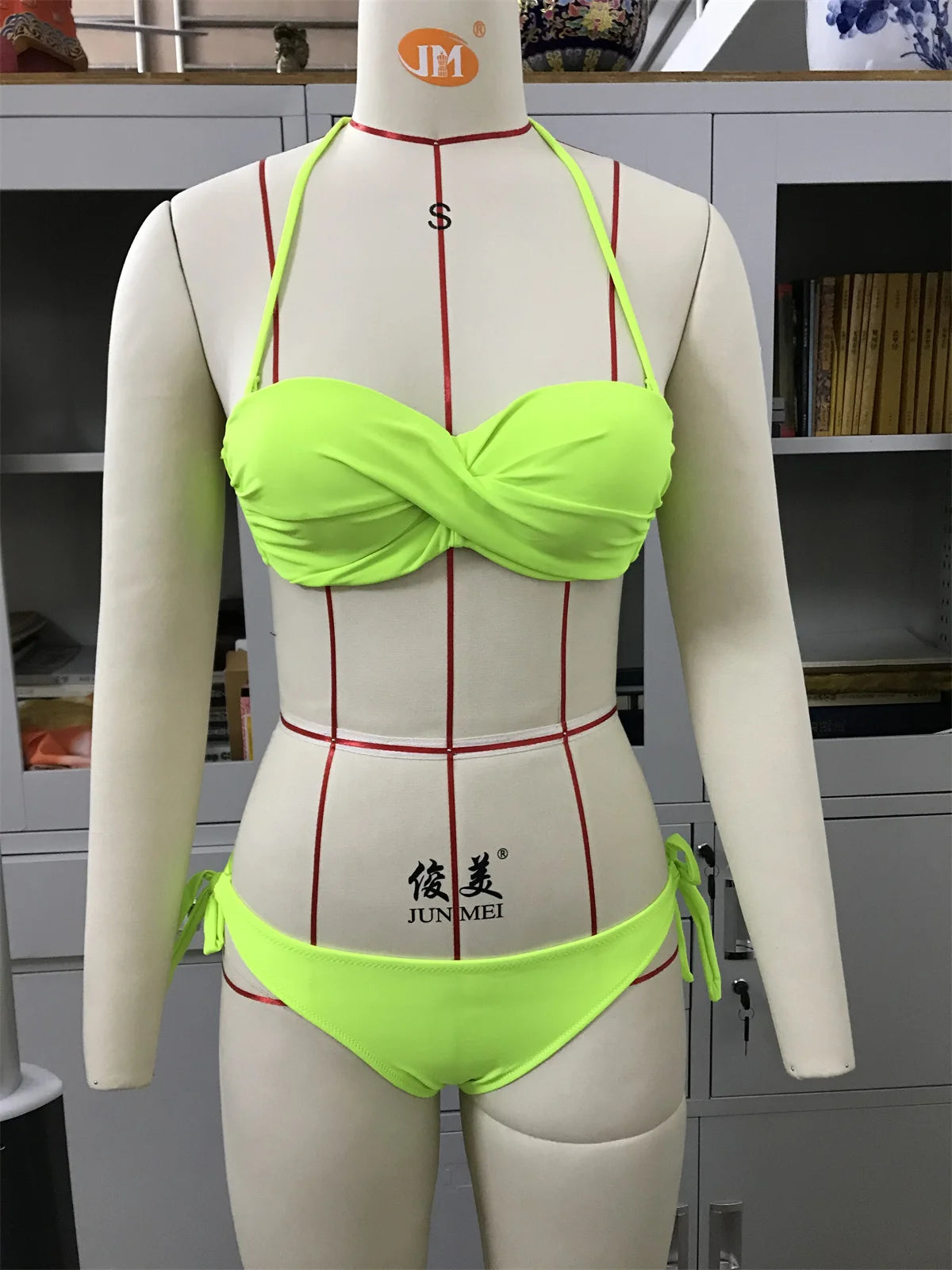 Bikini Ruching Bum Bikinis Set Pad Push Up Bikini S to XXL Swimwear Women Bandage Swimsuit Bathing Suit Swimming Suit For Women