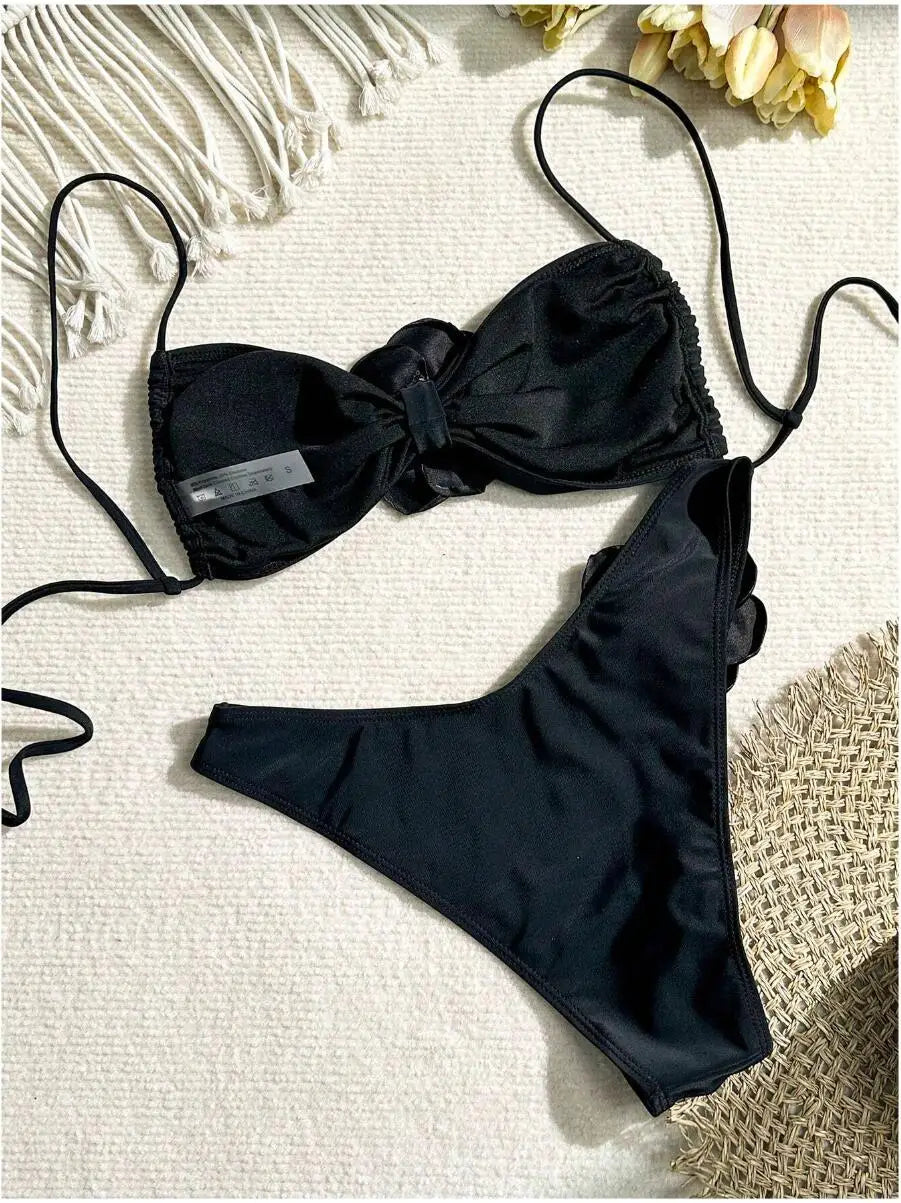 New Sexy Bikinis Swimsuits Women Swimwear Push Up Female Beach Swimming Wear Bathing Suits Brazilian Bikini Set Pool Bather 2025