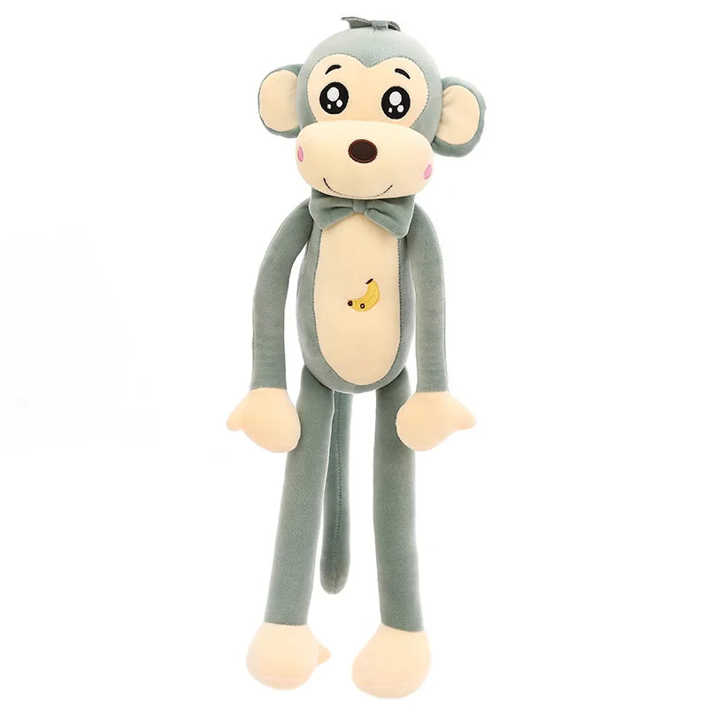 Creative Cute Cartoon Plush Toy Animal Monkey Long Arms And Long Legs Doll Baby Sleeping Comfort Pillow Christmas Gift