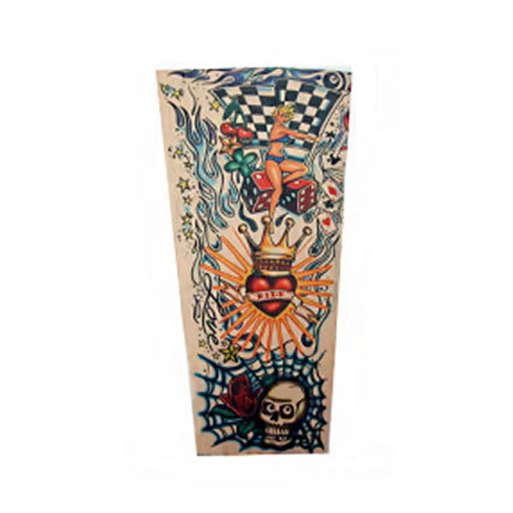 Children Flower Arm Sleeves Arm Cover Outdoor Sport Running Summer Cooling UV Protection Tattoo Arm Sleeves Sun Protection