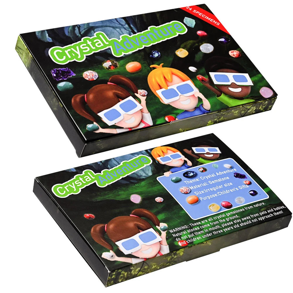 Crystal Advent Calendar 2024 Christmas Advent Calendar with 24 Natural Gemstones Crystals Xmas Countdown Calendar Christmas Gift