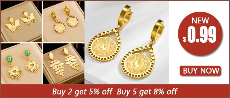 DIEYURO 316L Stainless Steel Gold Color Bow Heart Earrings For Womans New Fashion Exquisite Ear Accessories Jewelry Party Gifts