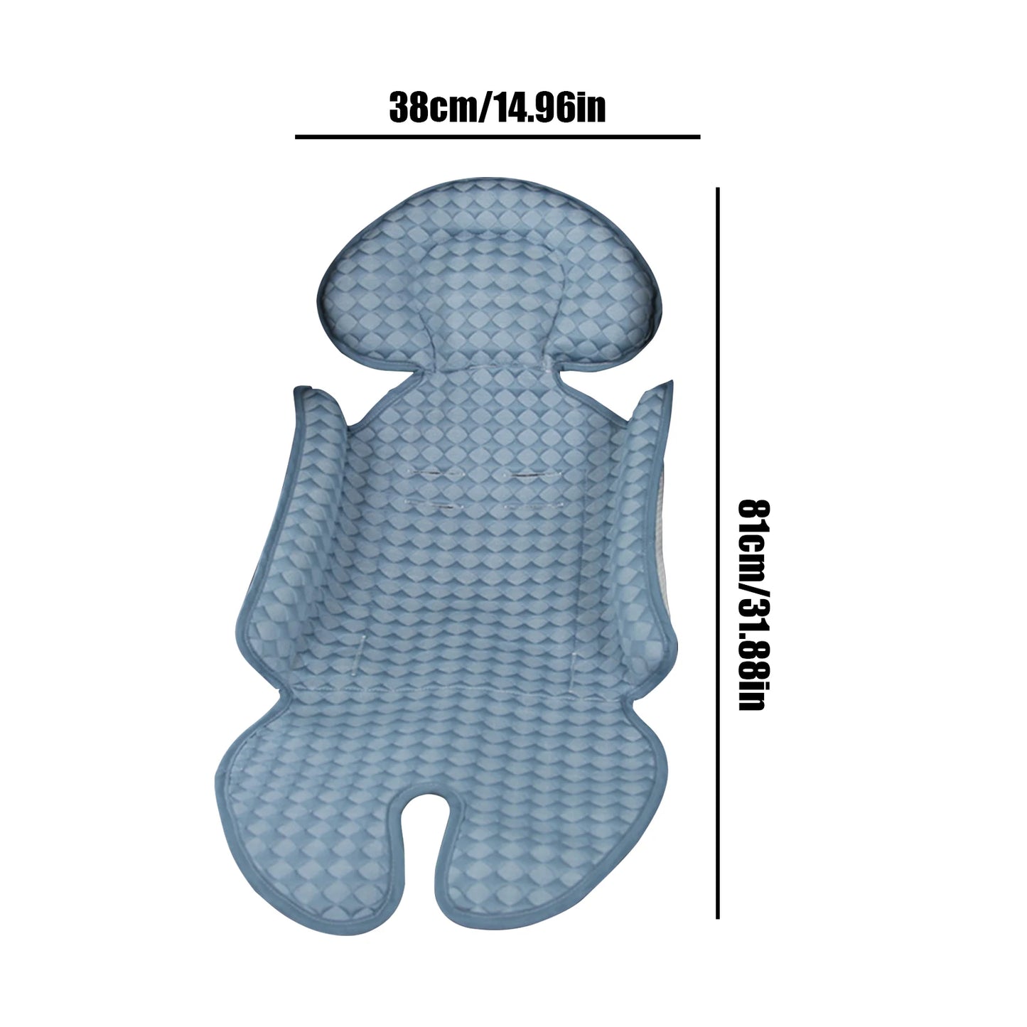 Baby Car Seat Cooling Pad Ice Stroller Cooler Mat Breathable Cooling Mat Anti-Slip Seat Pad Cushion Liner Gel Cooling Pad For