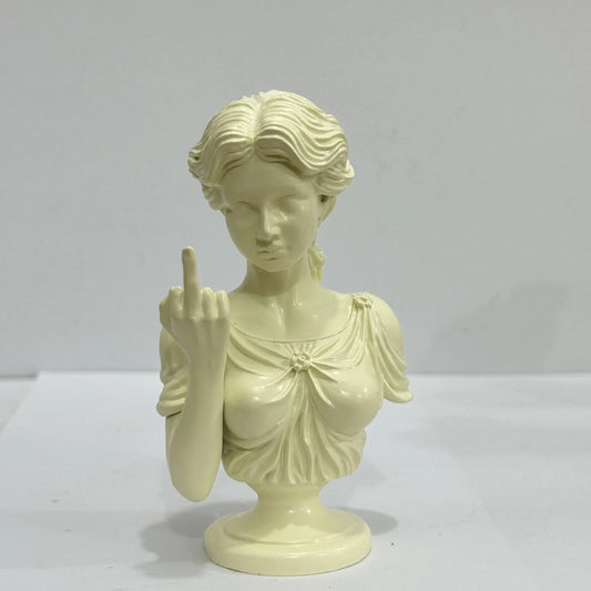 Vienna Goddess Statue 3D Resin Craft Ornaments Statue Apollo Bust Greek Head Bust Cultural Symbol Office Home Decoration