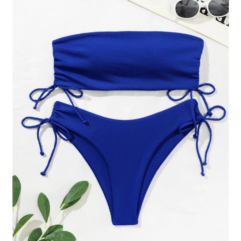 New Sexy Bikinis 2025 Swimsuits Women Swimwear Push Up Female Beach Swimming Wear Bathing Suit Brazilian Bikini Set Pool Bather