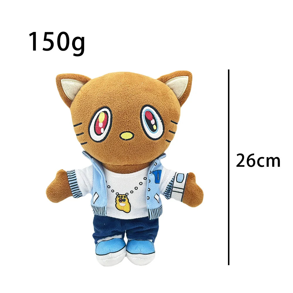 Juice Wrld Plush Doll Stuffed Toys Cute Boys Girls Christmas Gifts Kitten Plush Toy Wearing Vest Funny Cat Xmas Gift Bunny  Bad