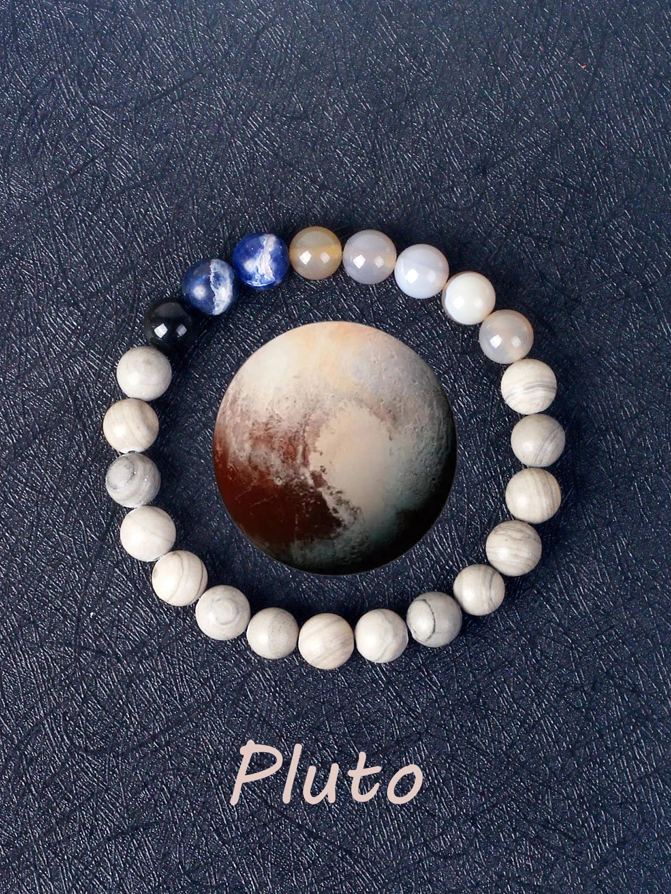 Cosmic Galaxy Solar System Bracelet for Women Men Natural Stone Beads Nine Planet Bracelet Elasticity Couple Jewelry Gift