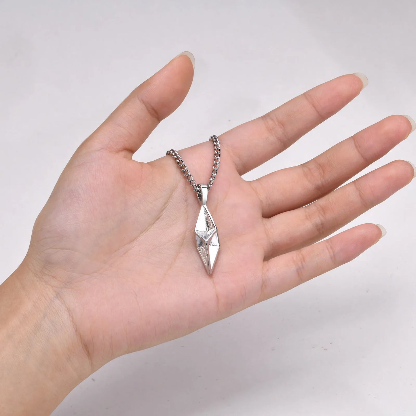 Vnox Star 4-Pointed Necklaces for Men, Stainless Steel Geometric Pendant Collar Valentine's Father's Day Birthday Gifts to Dad