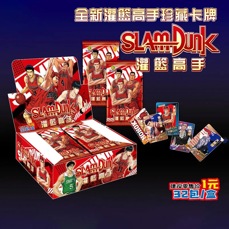 Slam Dunk Card Flash SSP BR PTR Rare Card Hot Stamping Card Anime Sakuragi Flower Road Rukawa Kaede ZR Christmas Gift