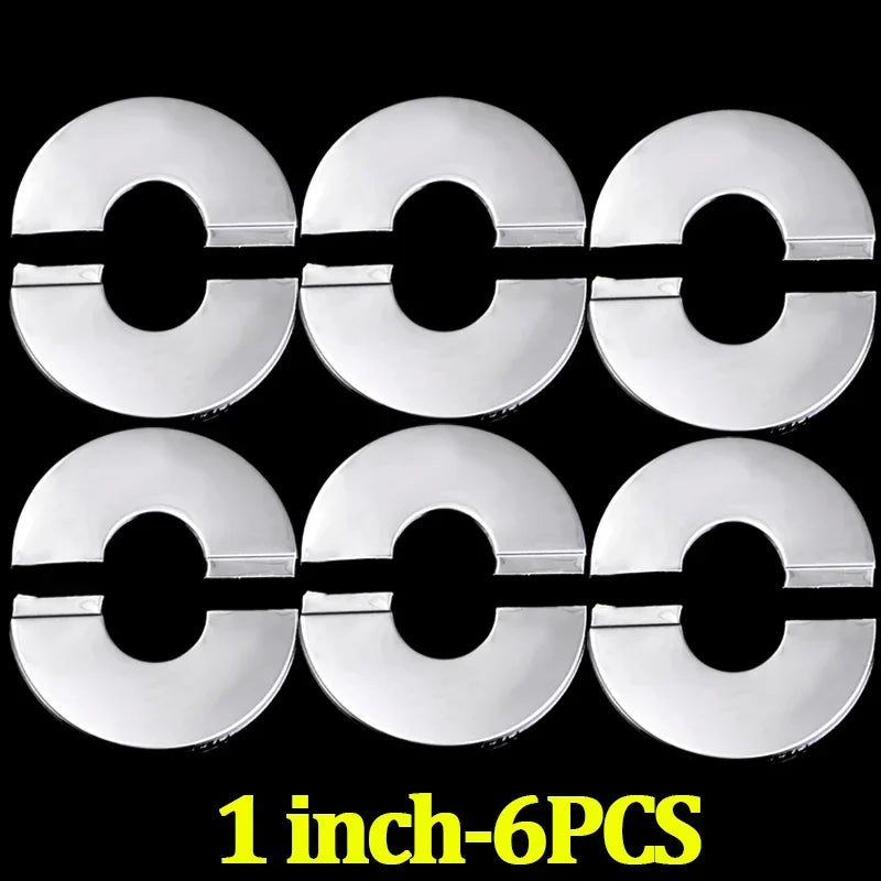 Faucet Stainless Steel Decorative Cover Faucet Water Pipe Round Detachable Decorative Cover Home Bathroom Hardware Accessories