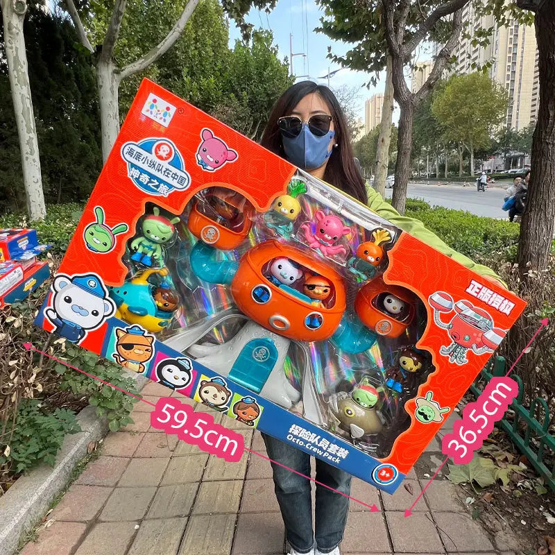 Quality Genuine Octonuts Toy Octopus Burger Deluxe Set Octopus Burger Kids Toy Christmas Gift Oversized Toys