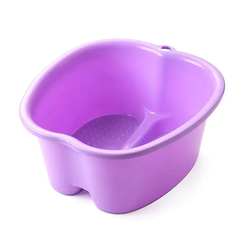 Plastic Large Foot Bath Spa Tub Basin Bucket for Soaking Feet Detox Pedicure Massage Portable 3 Colors G5AB