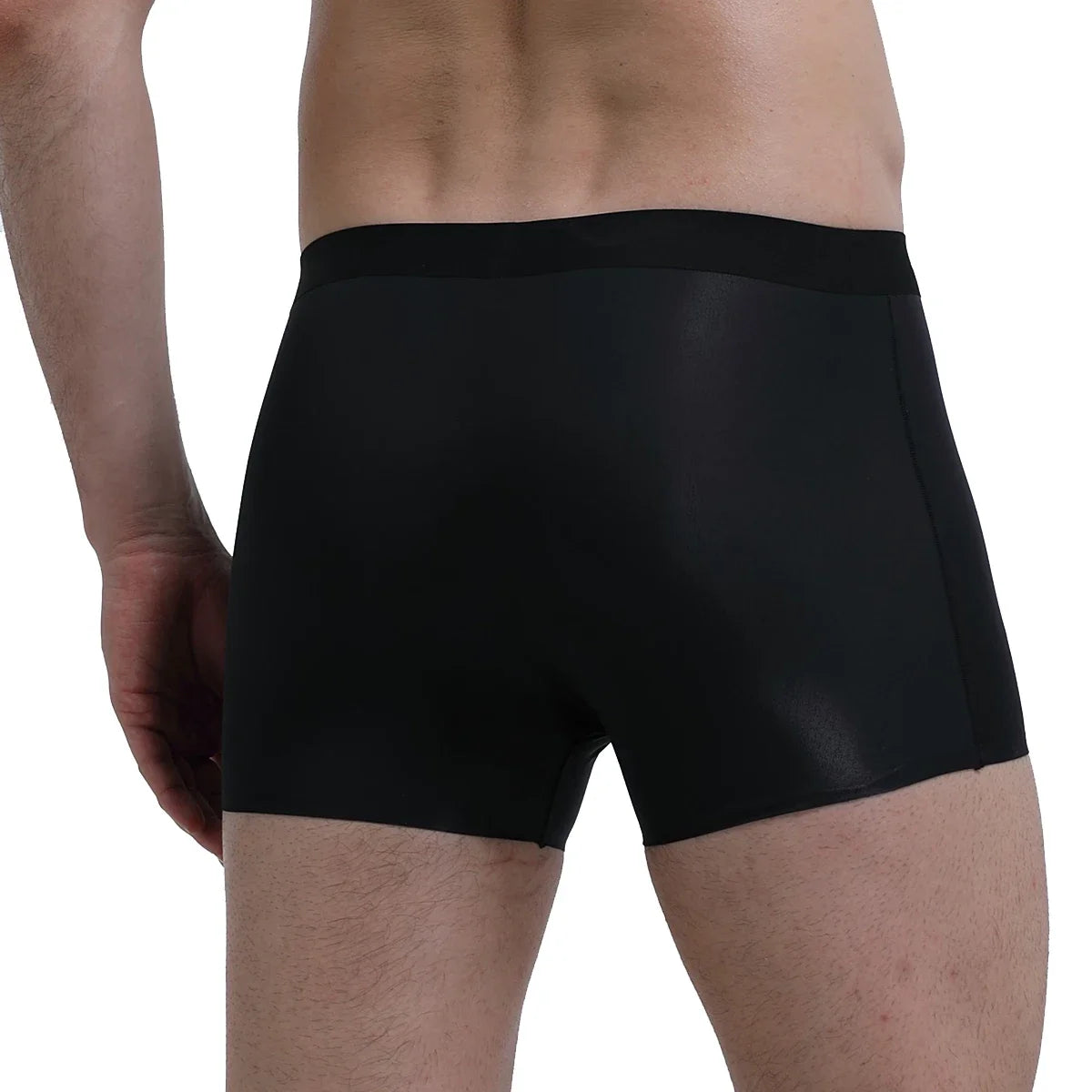Mens Total Support Pouch Boxers Briefs Light Weight Silky Cooling Moisture Wicking Underwear Soft Elastic Waistband Underpants