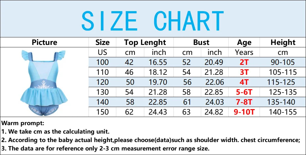 2025 Girls Two Piece Swimsuit Anna Elsa Belle Swimwear Princess Bodysuit Swimwear for Girls Childrens Bikini Beachwear Clothes