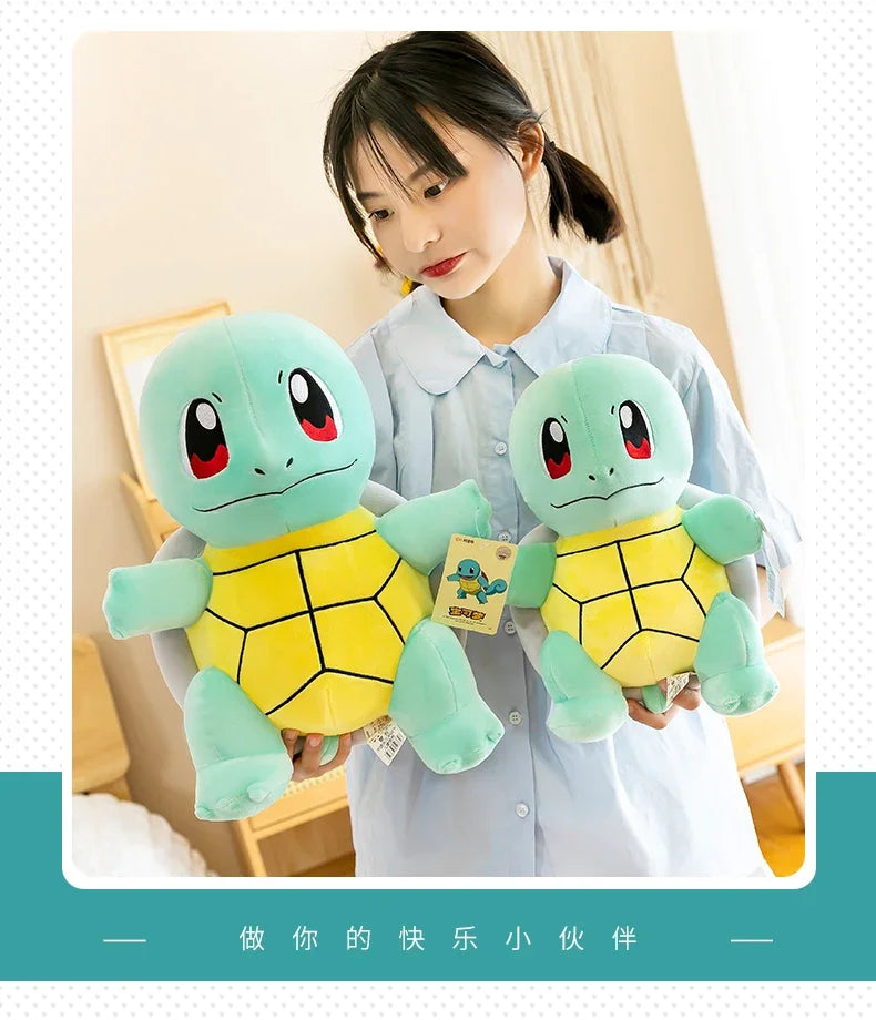 45cm Squirtle Plush Doll Big Size Pokemon Plush Toys Kawaii Stuffed Toys Cute Turtle Pillow Christmas Gift Toys for Boys Girls