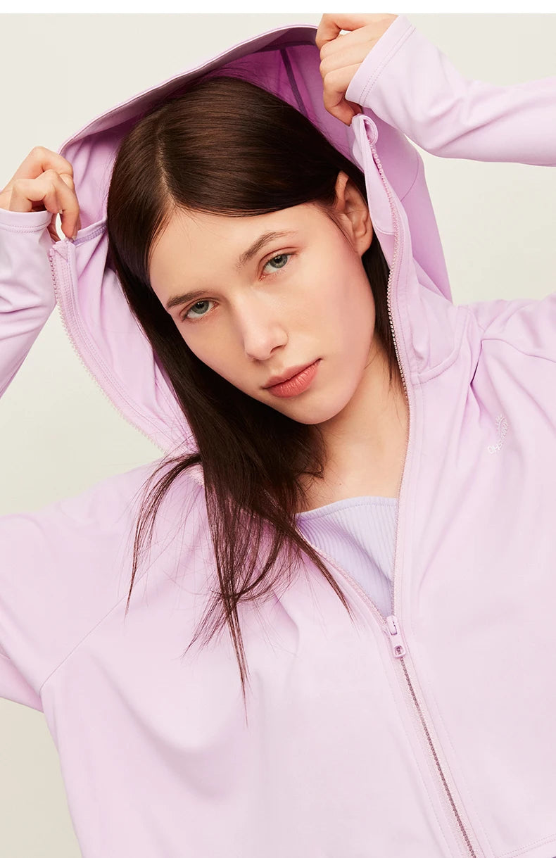 OhSunny Anti-UV UPF 50+ Sun Protection Coats Hooded Professional Sunscreen Loose Batwing Sleeve Outdoor Cycling