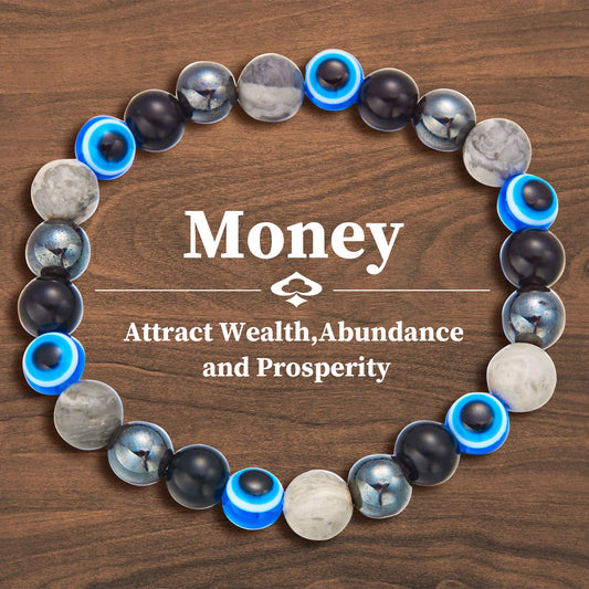 Attract Wealth Good Luck Fashion 8mm Natural Stone Beaded Bracelet for Women Bracelet Jewelry Colorful Party Gift