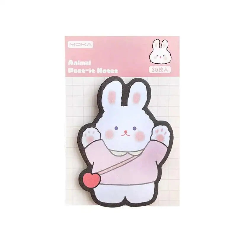 1 Pieces Lytwtw's Sticker Cute Kawaii Animal Sticky Notes Notepad Memo Pads Office School Supplies Stationery