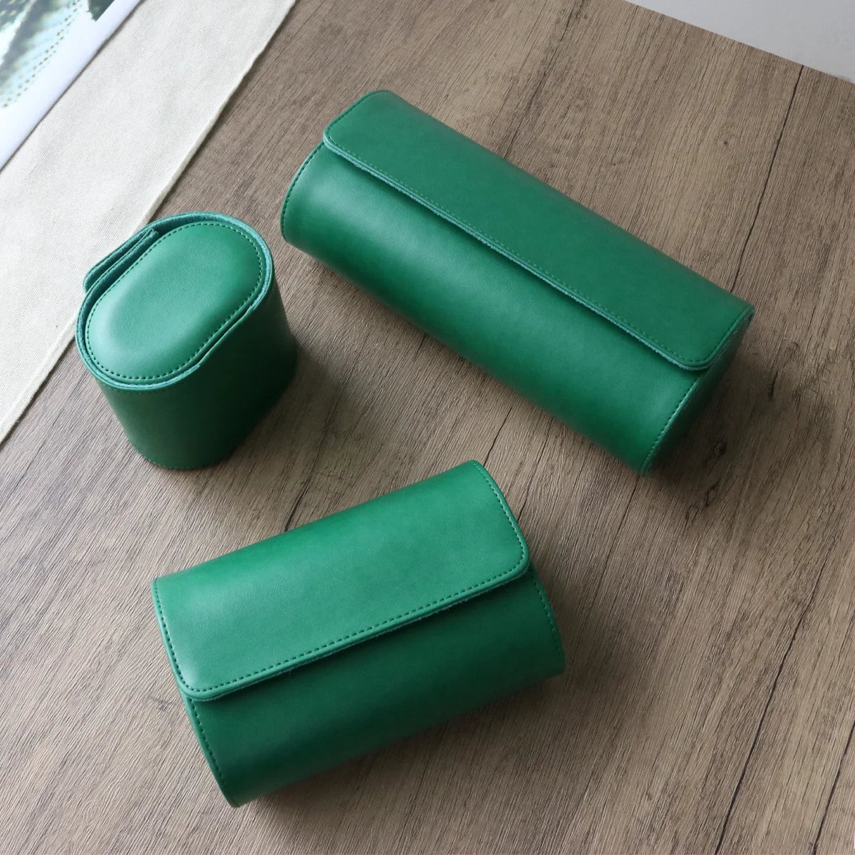 Travel Watch Storage Box Leather Watch Display Case Storage Box Watch Organizers Men Christmas Gift Watch Travel Case Watch Box