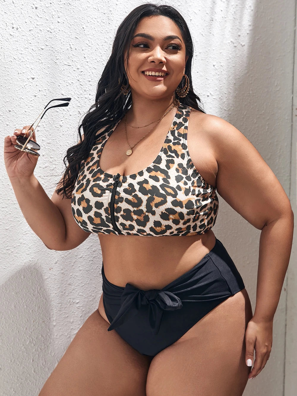 2022 Women Bikinis Set Swimwear Plus Size High Waist Floral Swimsuit Larges Big  Plussize Swimming Suits Bathing Beachwear New