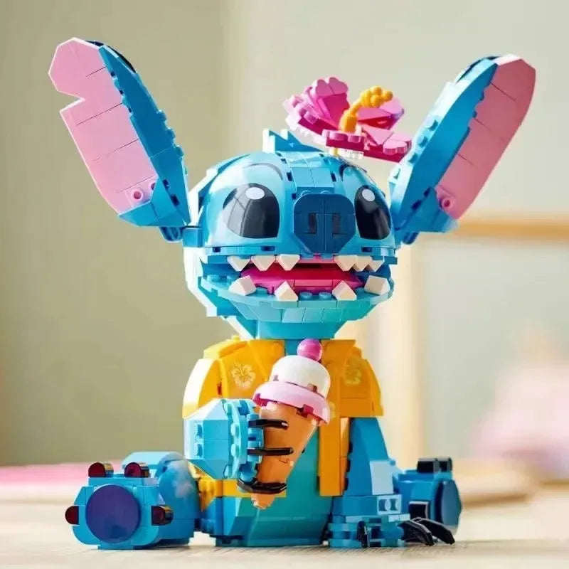 Hot Toys 2025 New 730pcs Stitch Compatible 43249 Building Blocks Bricks Stitch Girl Boy Birthday Christmas Gift Toys