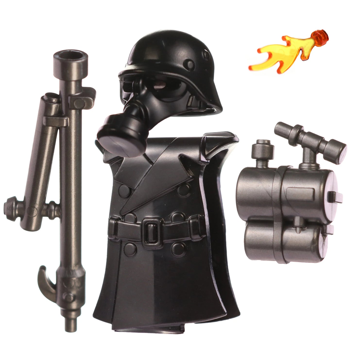 Halloween Flame Solder Protection Suit Zombies MOC Building Blocks Ghost Movies Vampire Skeleton Bricks Gift for Children Kids