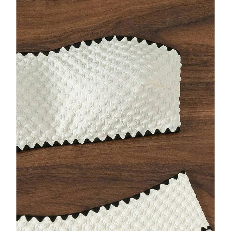 Elegant Strapless Swimwear Women Bikinis Fashion High Waist Split Bathing Suit 2025 New Casual Beachwear Swimsuit Two Piece Sets