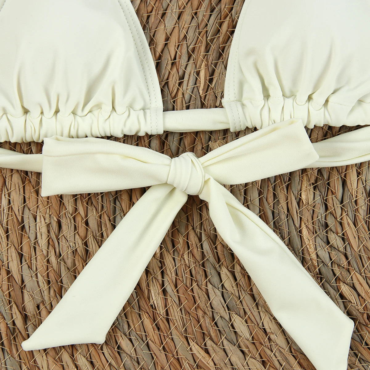 Sexy White Micro Thong Bikinis Women Swimsuit 2024 New Swimwear With Long Sleeve Bathing Suit Beachwear Biquini Female