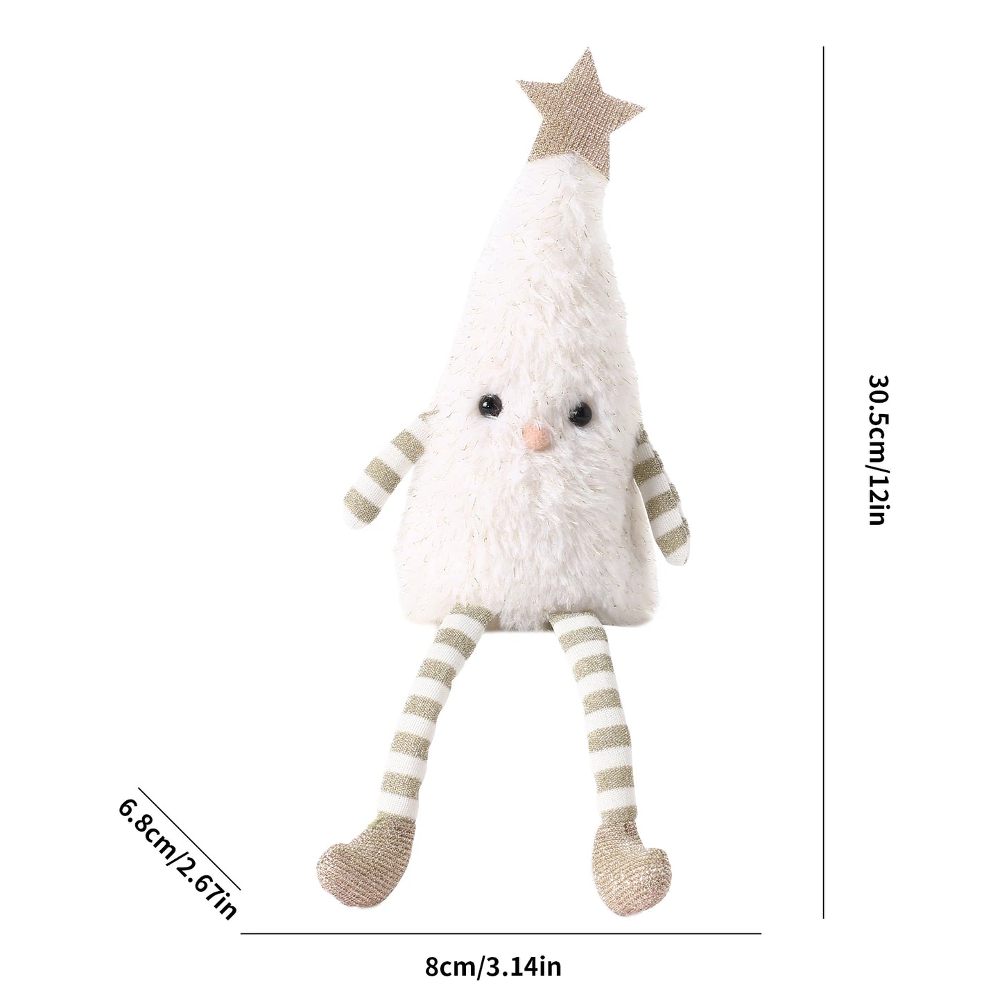 Christmas Decoration mini Christmas Tree Doll Christmas Gift Hotel Mall Window Decoration Christmas Plush Ornaments for XMAS