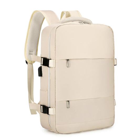 Travel Waterproof Oxford Fabric Dry/Wet  Multifunctional Backpack USB Port Shoe Compartment Trolley Sleeve for Gym/Trips Pockets
