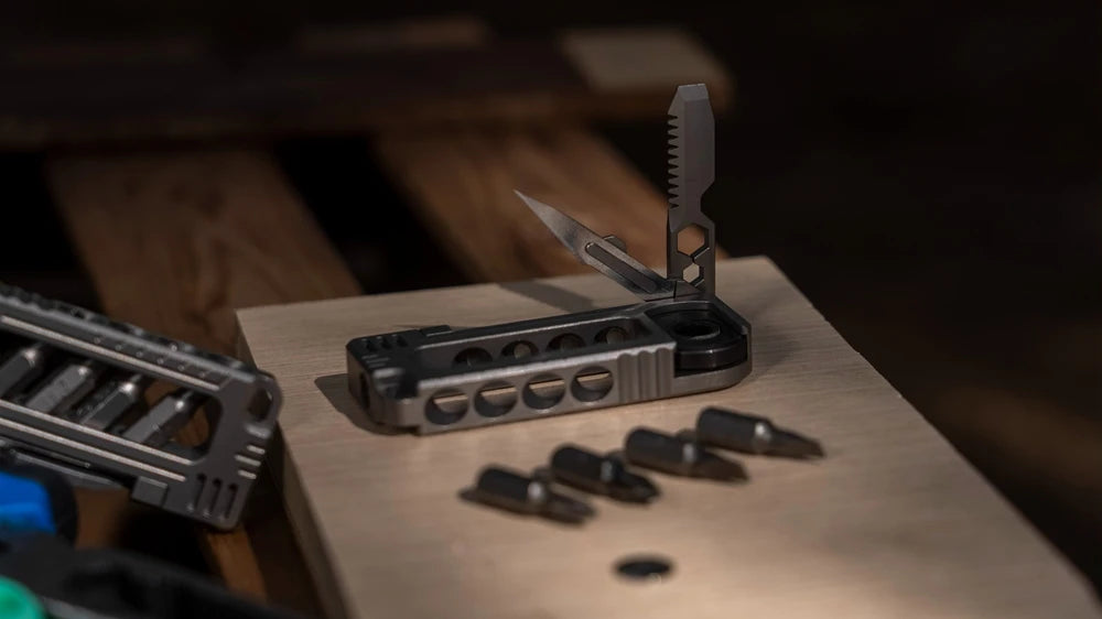 EDC Titanium Alloy Mini Adjustable Spanner Wrench Handle Multi-tool profession Portable Rrepair Tools For Outdoor Tools