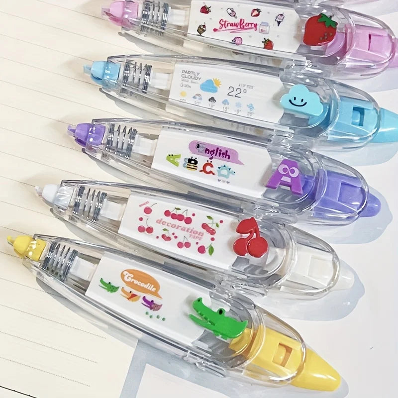 1pc Cute Kawaii Mechanical Design Correction Tape - Perfect for Decorating Diaries and School Supplies