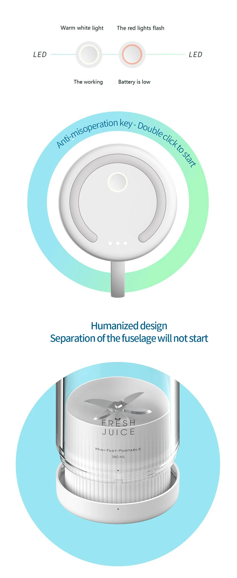 Mini Juicers Portable Electric Juicer Blender Usb Fruit Mixers Fruit Food Milkshake Multifunction Juice Maker Machine